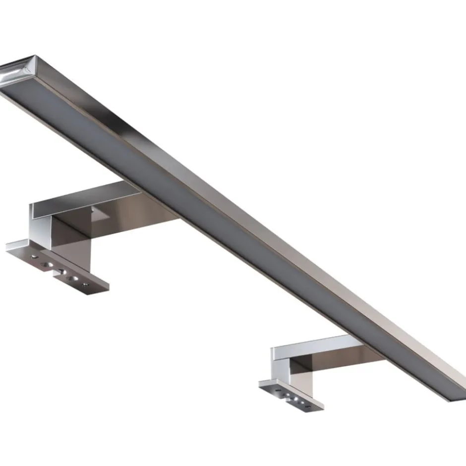 Dansani Mido+ Libra spejllampe, krom, 60 cm