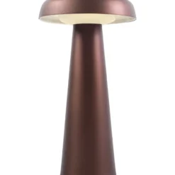 Dftp Arcello genopladelig bordlampe, bruneret messing
