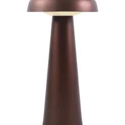 Dftp Arcello genopladelig bordlampe, bruneret messing