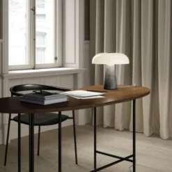 Dftp Glossy bordlampe, grå