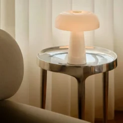 Dftp Glossy Mini bordlampe, hvid
