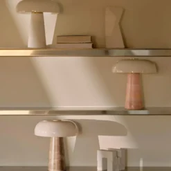 Dftp Glossy Mini bordlampe, hvid