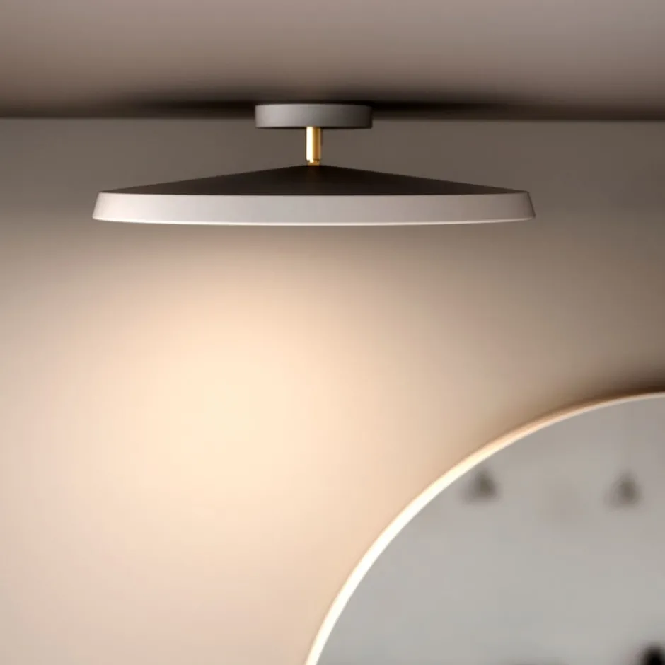 Dftp Kaito Pro loftlampe, hvid, Ø40 cm