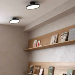 Dftp Kaito Pro loftlampe, sort, Ø30 cm