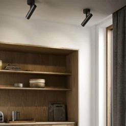 Dftp MIB 6 spotlampe, sort
