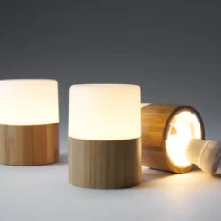 Duni Bright LED bambus bordlampe