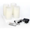Duni genopladelige LED bloklys - 4 stk.