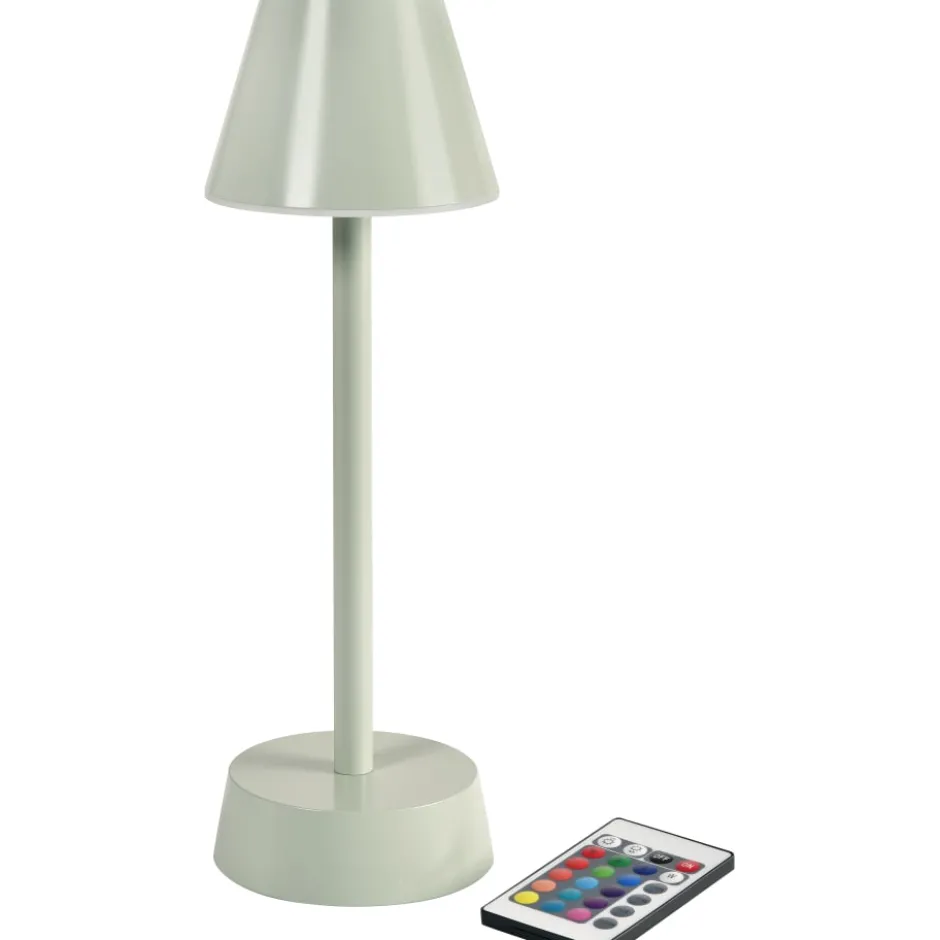 Duni Zelda genopladelig bordlampe, grøn