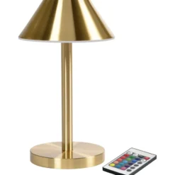 Duni Zelda Midi genopladelig bordlampe, guld