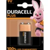 Duracell Plus 9V batteri, 1 stk.