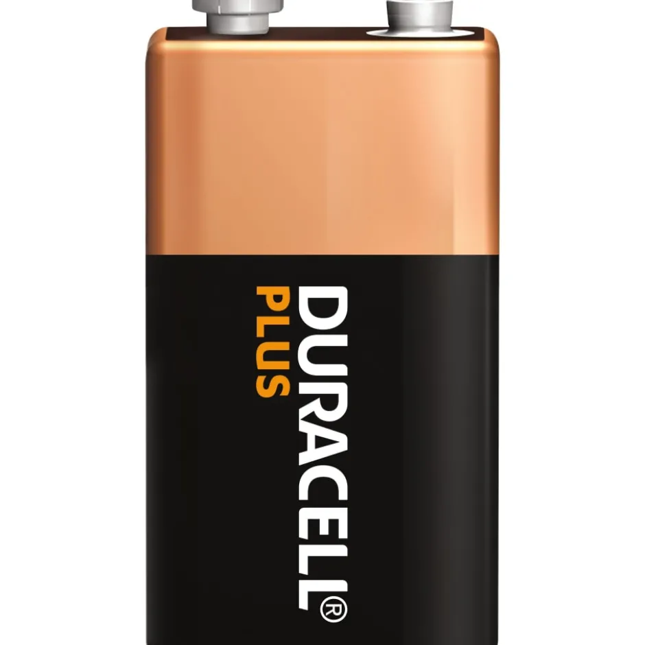 Duracell Plus 9V batteri, 1 stk.