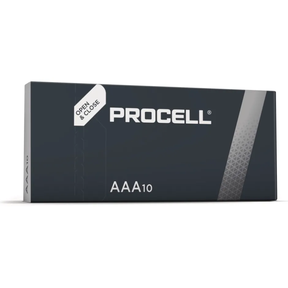 Duracell Procell AAA batterier, 10 stk.