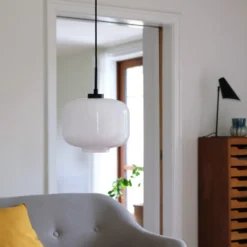 Dyberg Larsen Arp pendel, sort, Ø30 cm