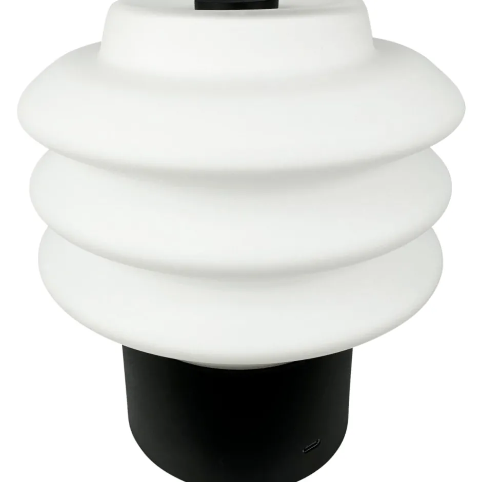 Dyberg Larsen Diva genopladelig bordlampe, sort