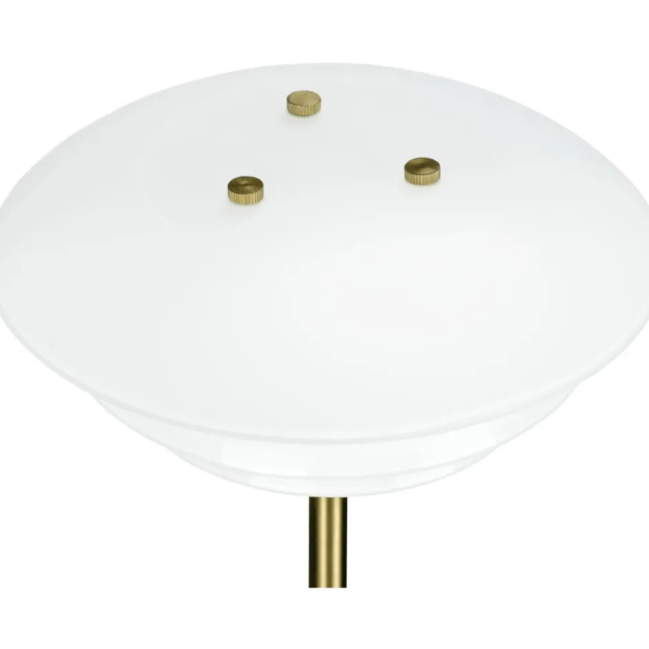 Dyberg Larsen DL20 bordlampe, messing/opal