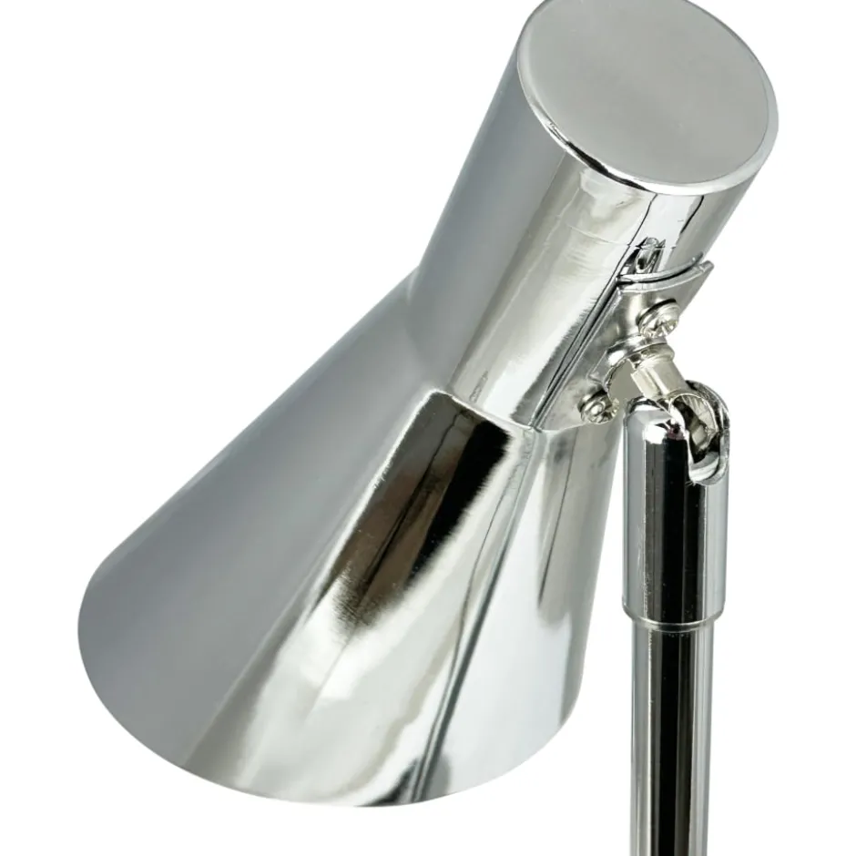 Dyberg Larsen DL12 mini bordlampe, krom