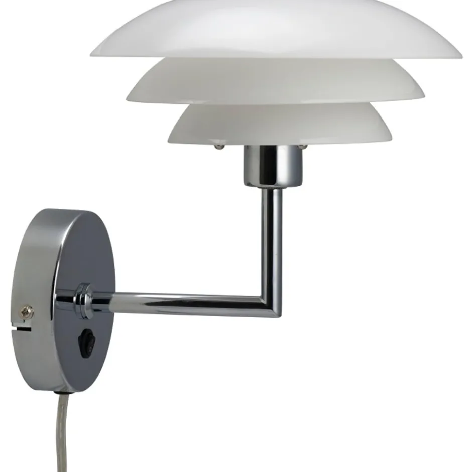 Dyberg Larsen DL20 væglampe, opal