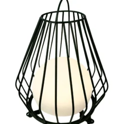 Dyberg Larsen Evesham solcelle lanterne, grøn, 22 cm