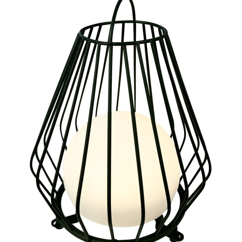 Dyberg Larsen Evesham solcelle lanterne, grøn, 22 cm