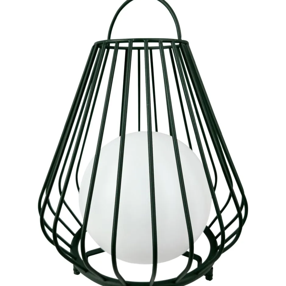 Dyberg Larsen Evesham solcelle lanterne, grøn, 38 cm