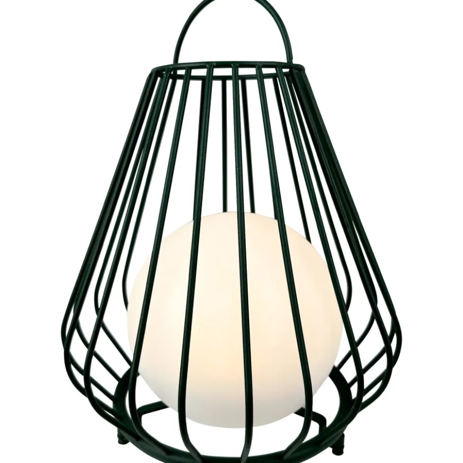 Dyberg Larsen Evesham solcelle lanterne, grøn, 38 cm