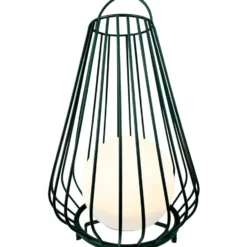 Dyberg Larsen Evesham solcelle lanterne, grøn, 48 cm