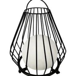 Dyberg Larsen Evesham solcelle lanterne, sort, 22 cm