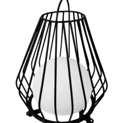 Dyberg Larsen Evesham solcelle lanterne, sort, 38 cm