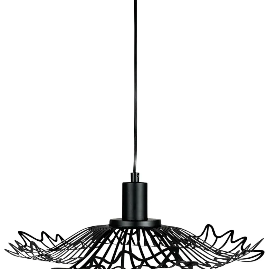 Dyberg Larsen Flora pendel, sort, Ø40 cm