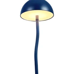 Dyberg Larsen Fonzy genopladelig bordlampe, blå