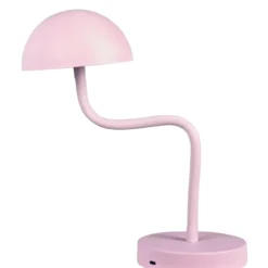 Dyberg Larsen Fonzy genopladelig bordlampe, lyserød