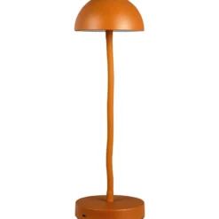 Dyberg Larsen Fonzy genopladelig bordlampe, orange