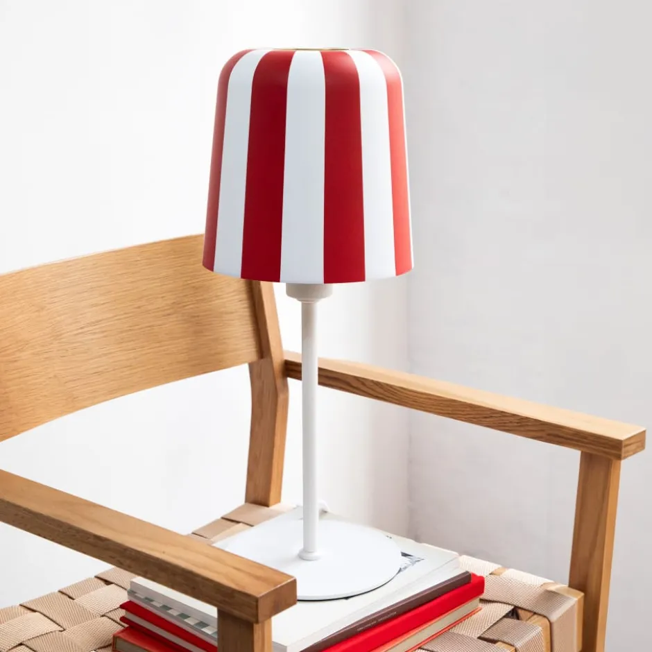 Dyberg Larsen Gry bordlampe, rød