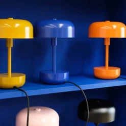 Dyberg Larsen Haipot bordlampe, orange