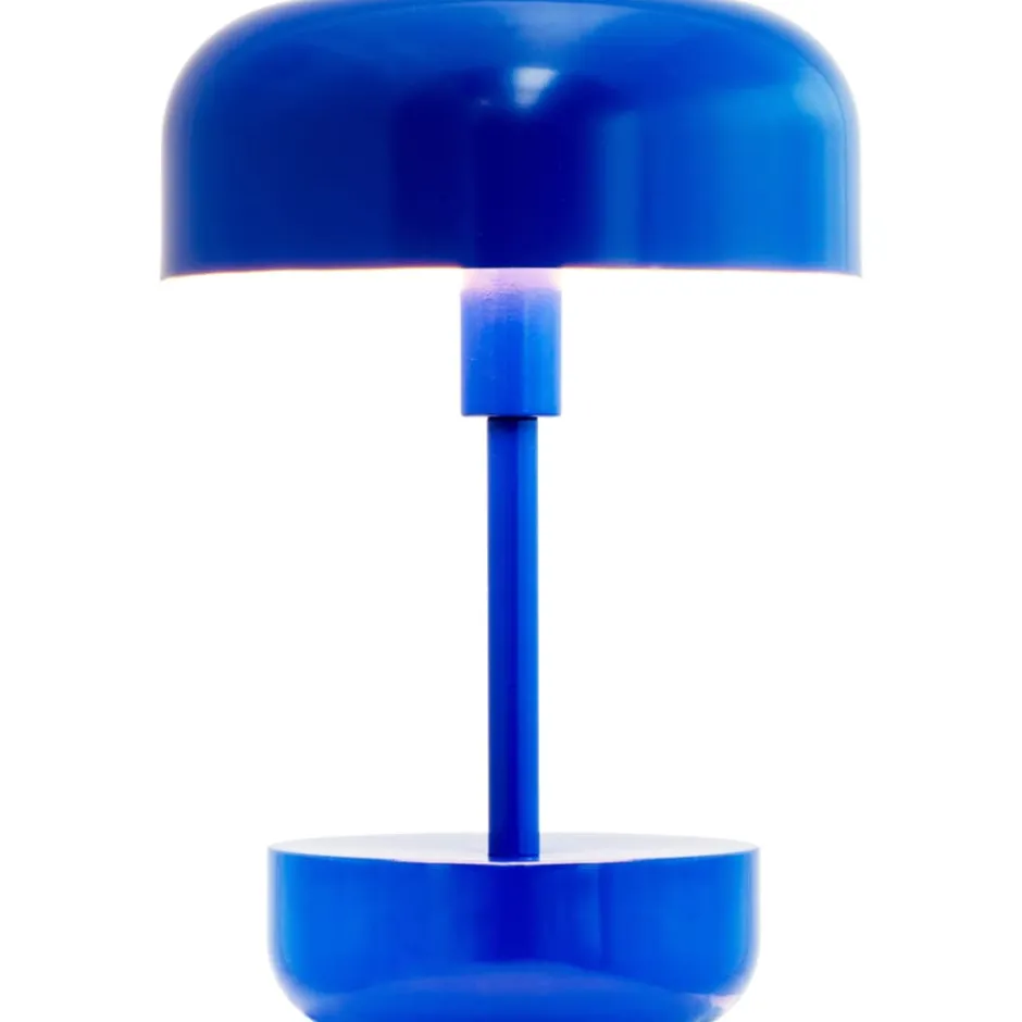 Dyberg Larsen Haipot genopladelig bordlampe, blå