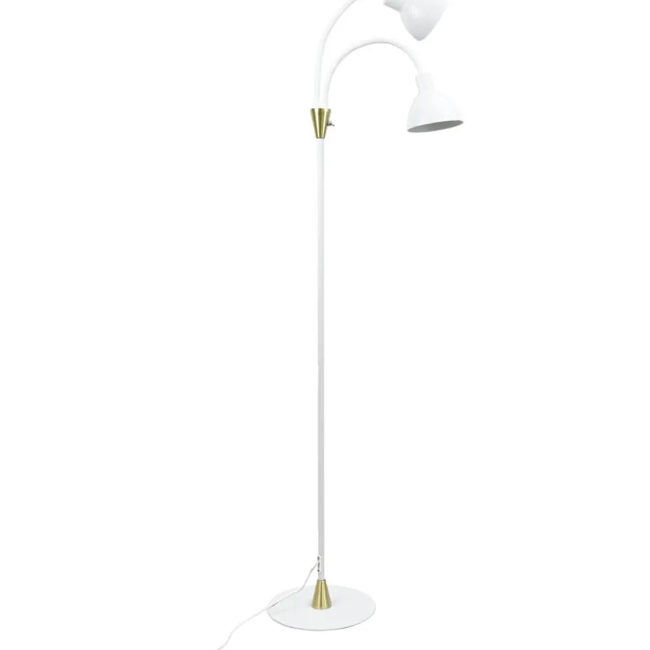 Dyberg Larsen Lilje gulvlampe, hvid