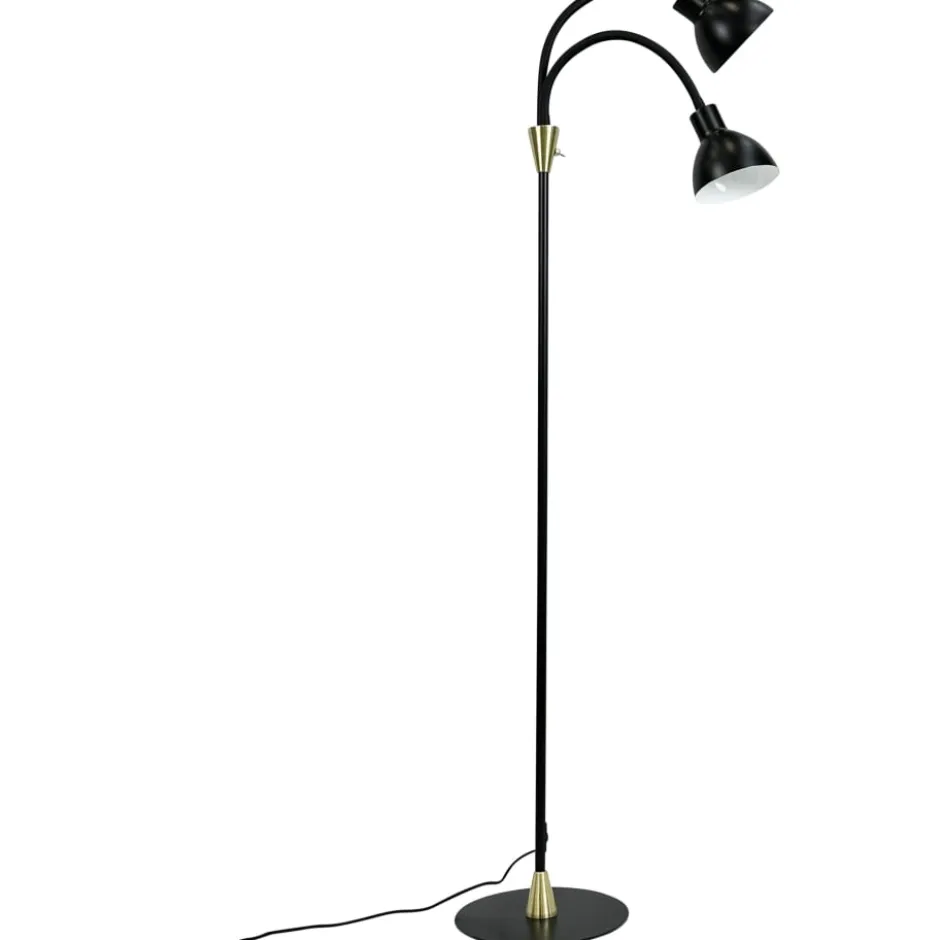 Dyberg Larsen Lilje gulvlampe, sort