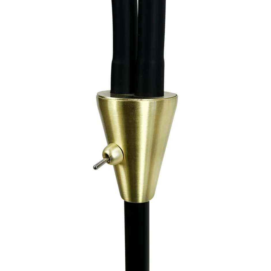 Dyberg Larsen Lilje gulvlampe, sort