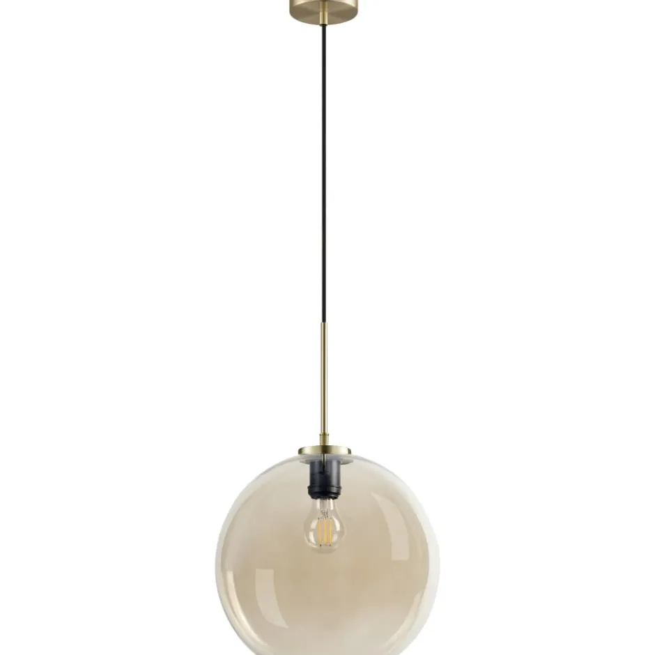 Dyberg Larsen Loop pendel, ravfarvet, Ø30 cm