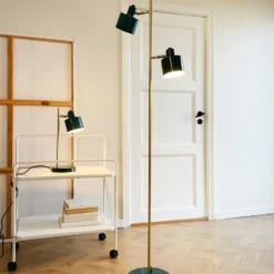 Dyberg Larsen Ocean gulvlampe, grøn