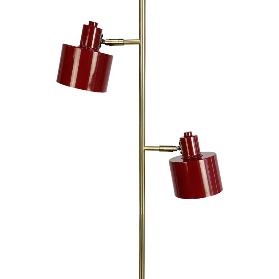 Dyberg Larsen Ocean gulvlampe, rød