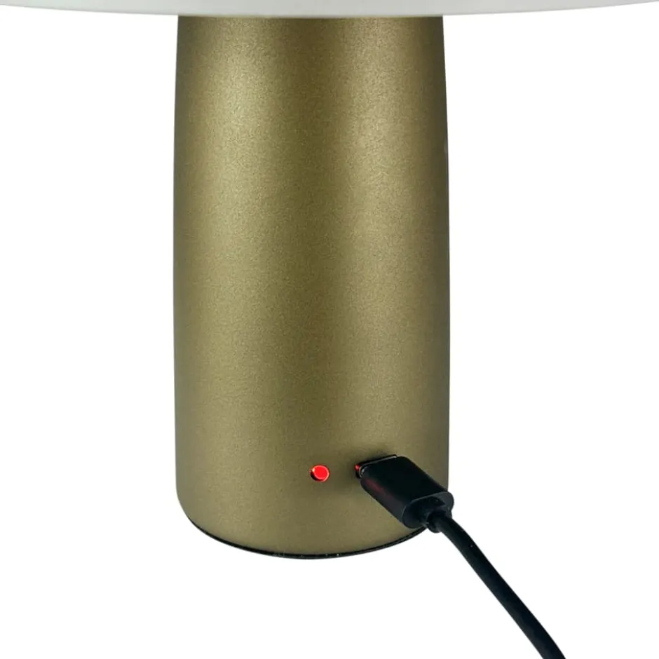 Dyberg Larsen Porter genopladelig bordlampe, grøn