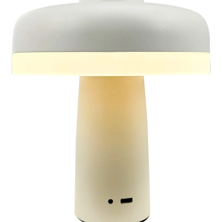 Dyberg Larsen Porter genopladelig bordlampe, hvid