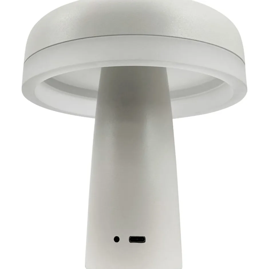 Dyberg Larsen Porter genopladelig bordlampe, hvid