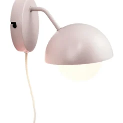 Dyberg Larsen Rose væglampe, beigelyserød