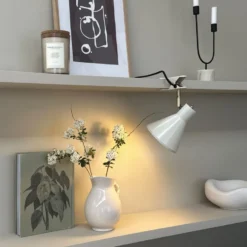 Dyberg Larsen Sleep klemmelampe, hvid