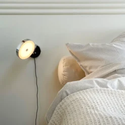 Dyberg Larsen Starlight væglampe, krom