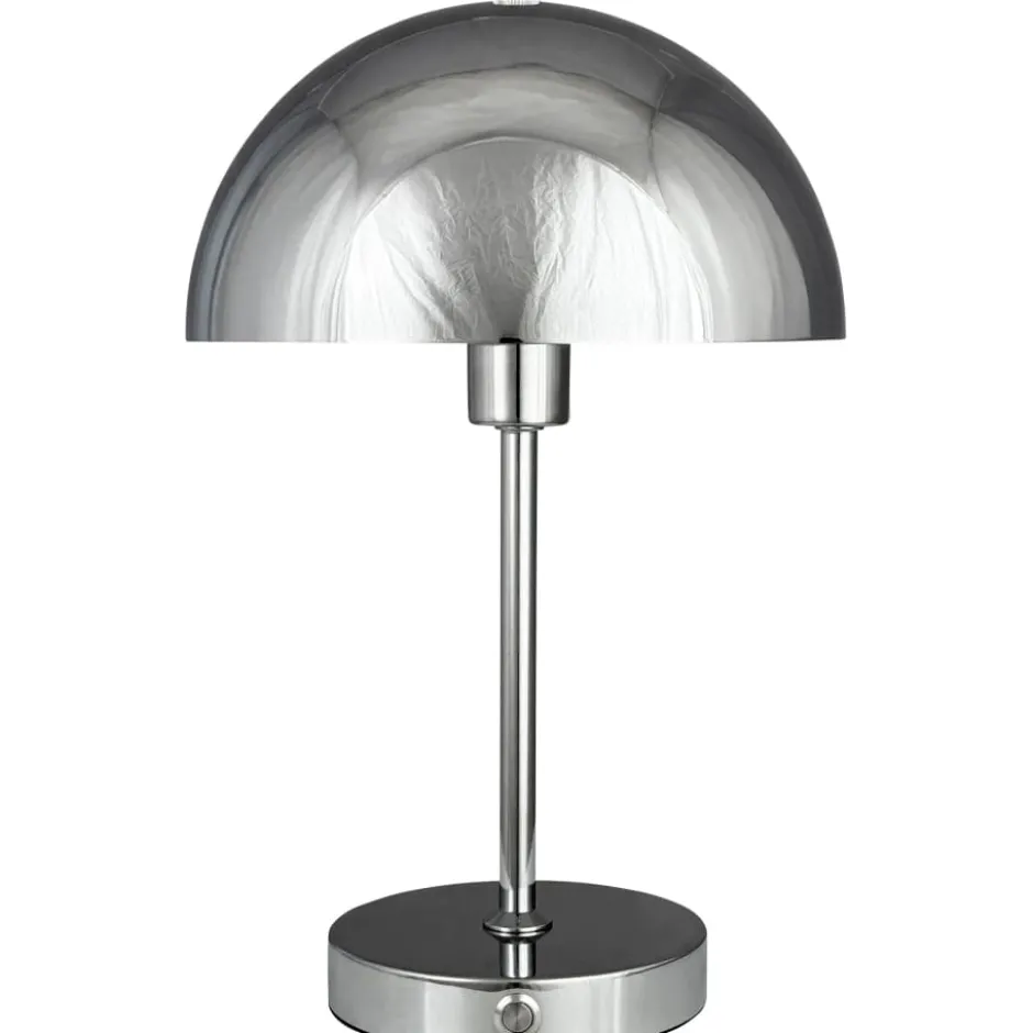 Dyberg Larsen Stockholm genopladelig bordlampe, krom