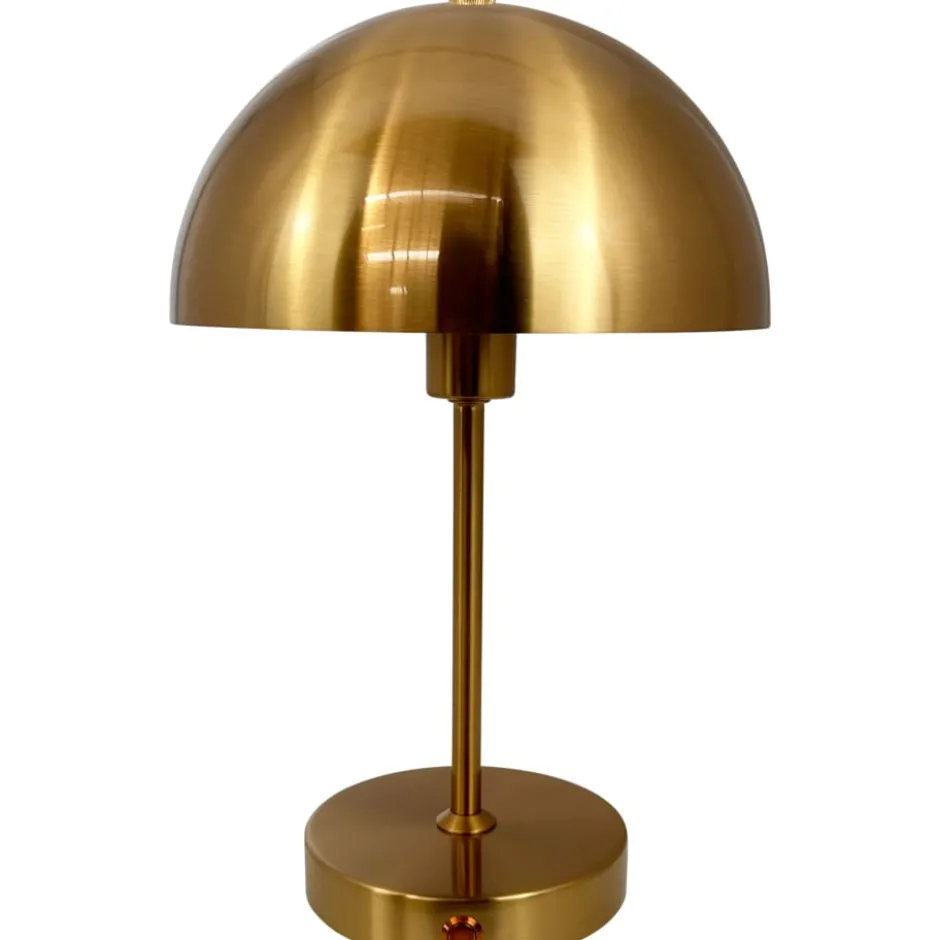 Dyberg Larsen Stockholm genopladelig bordlampe, messing