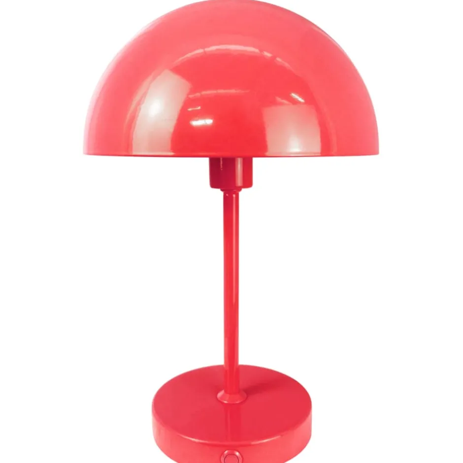 Dyberg Larsen Stockholm genopladelig bordlampe, rød